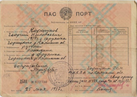 Паспорт (действ.на 1 год).1935.1 001.jpg