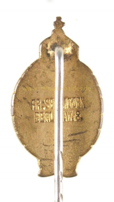 19,88 mm miniature from gilded brass, massive, with maker Fr. Sedlatzek, Berlin AW.8 230 е прод..jpg