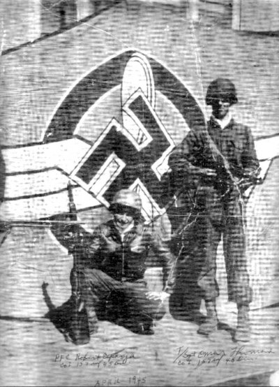 This is a pic of PFC Robert Esparza and T-SGT Omar Thomas. In 1945.jpg