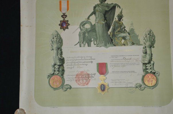 Ordre-Royal-Du-Cambodge-Son-Diplome-Dun.jpg