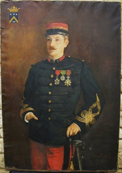Capitaine Albert de Colomb - 3è R I - Léon Tessier 1888.jpg