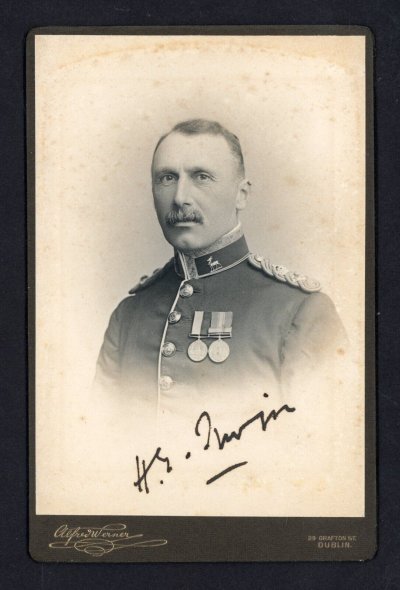 sudan     Lieut Col H E Irwin WARWICKSHIRE REGIMENT c1905.jpg