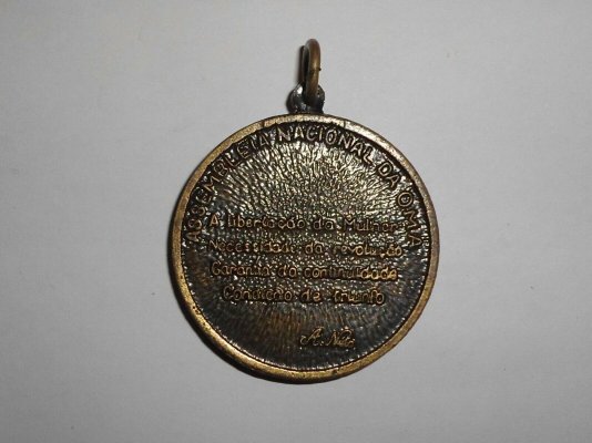 Angola 1978 Revolution Communist Women OMA MPLA Military Liberation Medal.....jpg