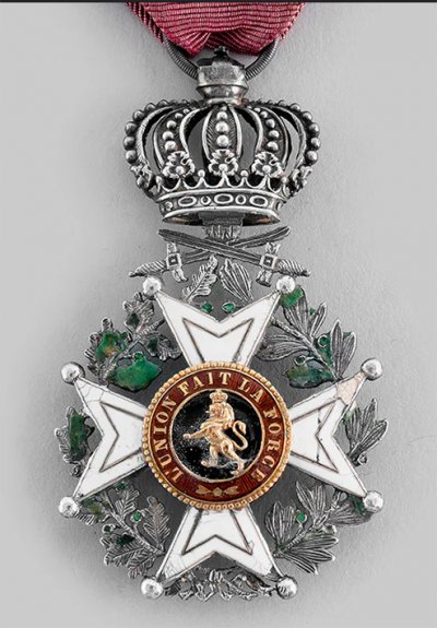 Order Of Leopold, Military Division, Knight, C.1910 2.jpg