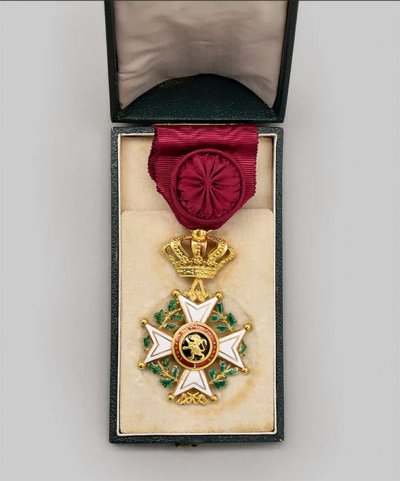 Leopold I, Iv Class Officer In Gold, By Ch. J. Buis, C.1860 4.jpg