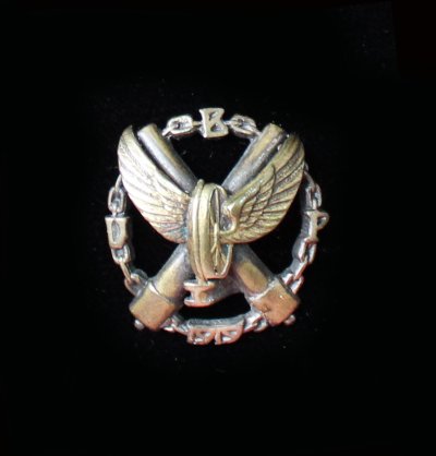 Lat064 Šarv traukinių pulko ženklo - VBP miniatiūra  Badge of the Armoured Train regiment VBP ...jpg