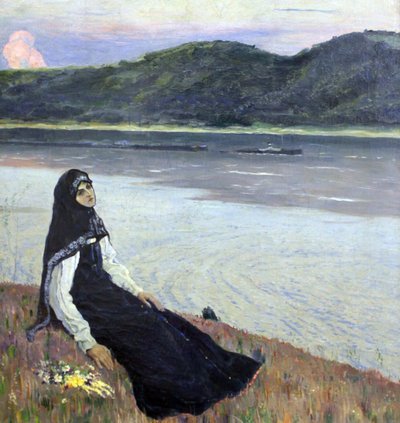 Mikhail Nesterov - On the river Volga.jpg