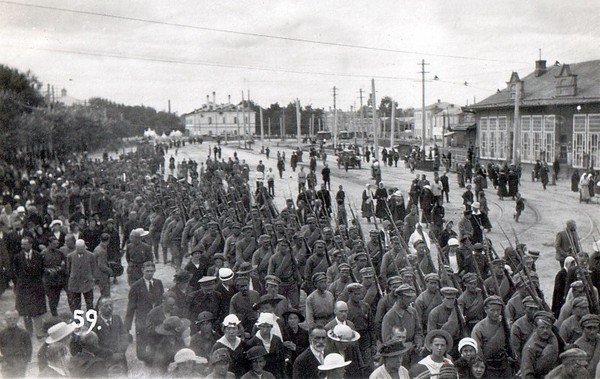 1-й стрелковый полк Яна Гуса в Казани, август 1918.jpg